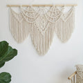 Large Macrame Wall Hanging 43x32 Inch Handmade Bohemian Woven Tapestry Boho Wall Decor for Bedroom Living Room Wedding Party Aesthetic Room