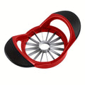 Apple Cutter Slicer 12-Blade Large Ultra-Sharp Stainless Steel, One-Press Core Remover Divides into 12 Pieces