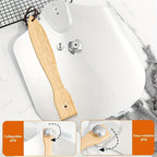 Pizza Making Set with Pizza Peel, Nonstick Pizza Pan, Perforated Pan, Pizza Cutter, Oven Mitts, Pie Server & Basting Brush