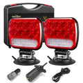 Wireless Magnetic LED Trailer Light Kit – 26 LED Towing Tail Light Stop Turn Brake Reverse, 7-Pin Plug 12-24V IPX5 Waterproof