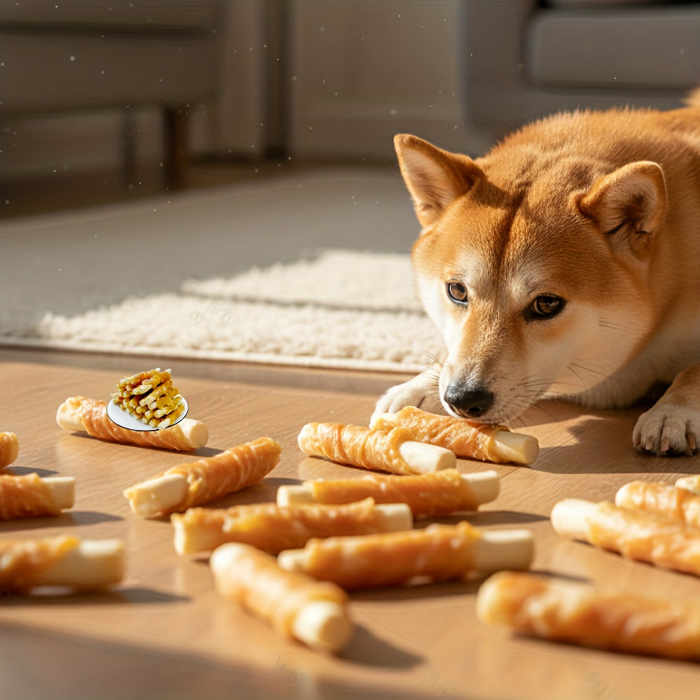 Dog Treats Chicken or Duck Sticks with Sweet Potato or Milk in 200g and 400g Pack Options for Dog Reward Use