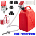 Automatic Fuel Transfer Pump with Auto-Stop – 3.2 GPM, 51" Extra Long Hose, Battery & USB Powered | Portable Gas Can Pump for Gasoline