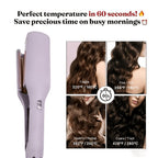 32mm Wave Curling Iron - Women's Hair Curler for Deep Curls & Instant Beach Waves, Professional Salon Styling Tool for All Hair Types