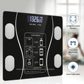 Digital Bathroom Scale Body Weight Scale LED Backlit Display Tempered Glass Compact for Entryways, Bedrooms and Living Spaces