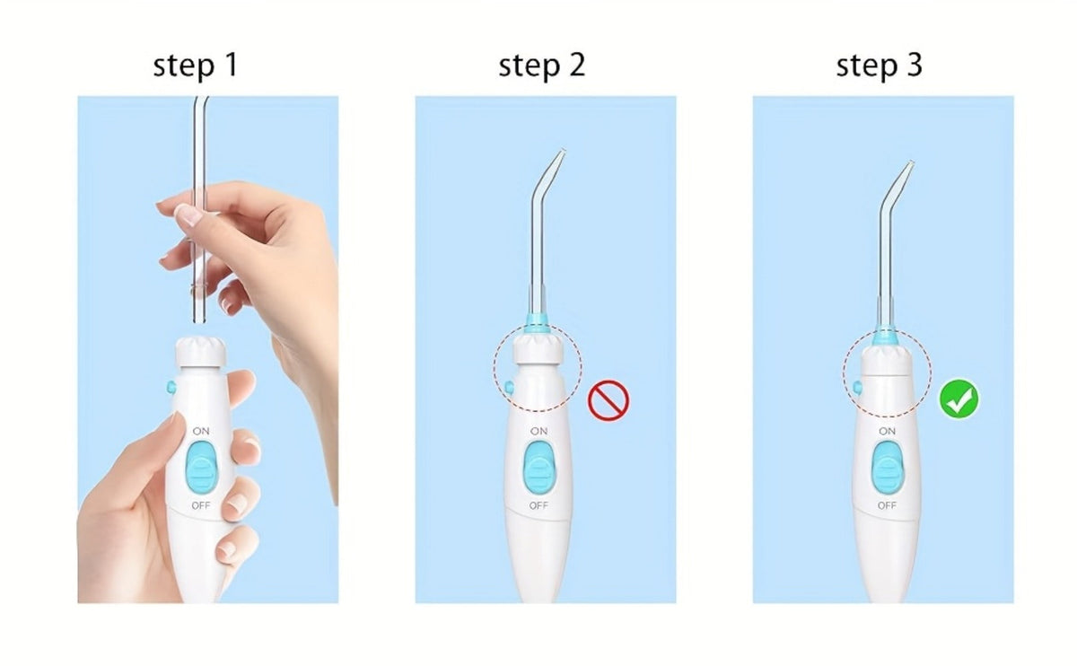 Water Flosser for Teeth & Braces 600ml Large Tank – 10 Adjustable Pressure Levels 8 Nozzles IPX4 Waterproof Professional Oral Irrigator