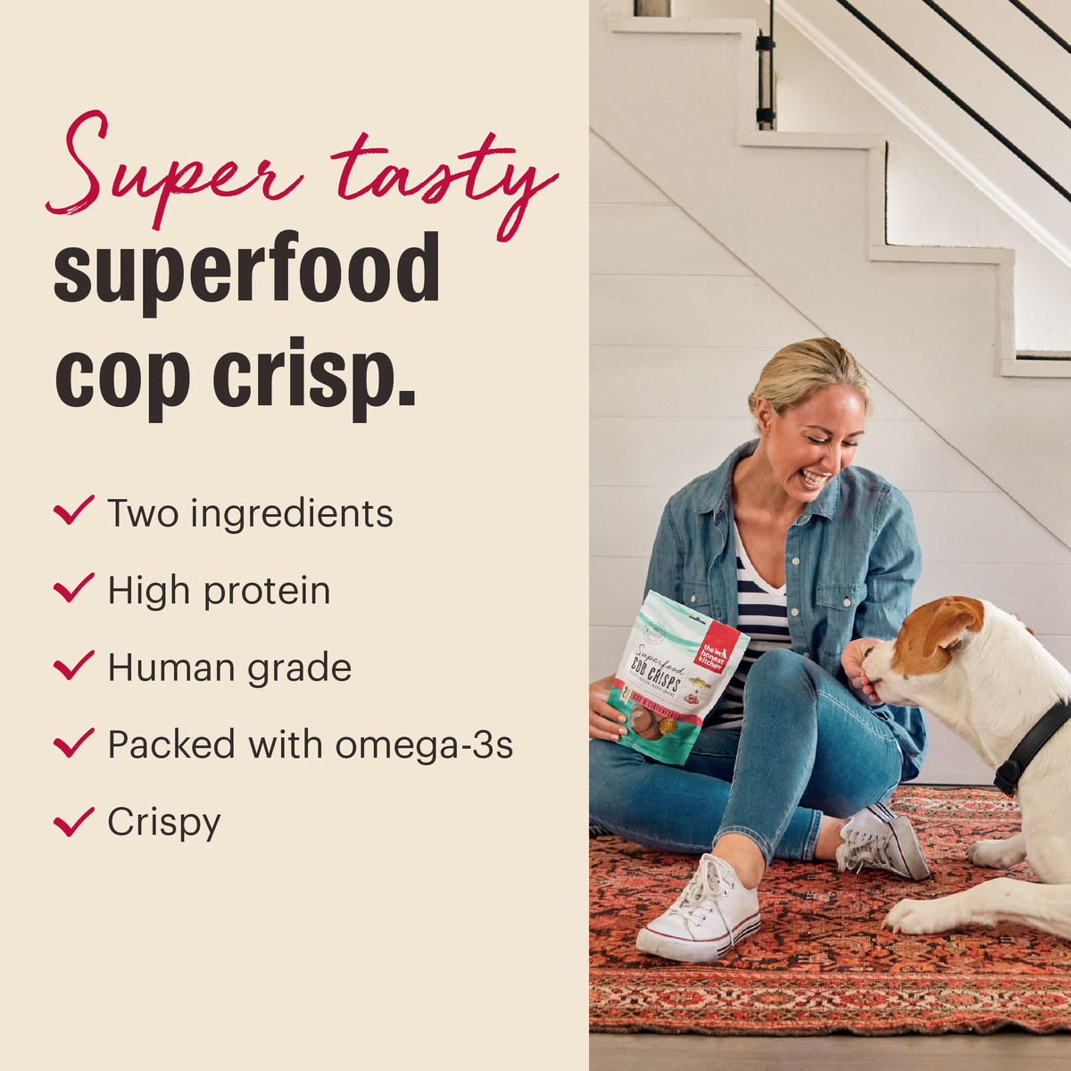 Cod and Blueberry Dog Treat Crisps product image 3