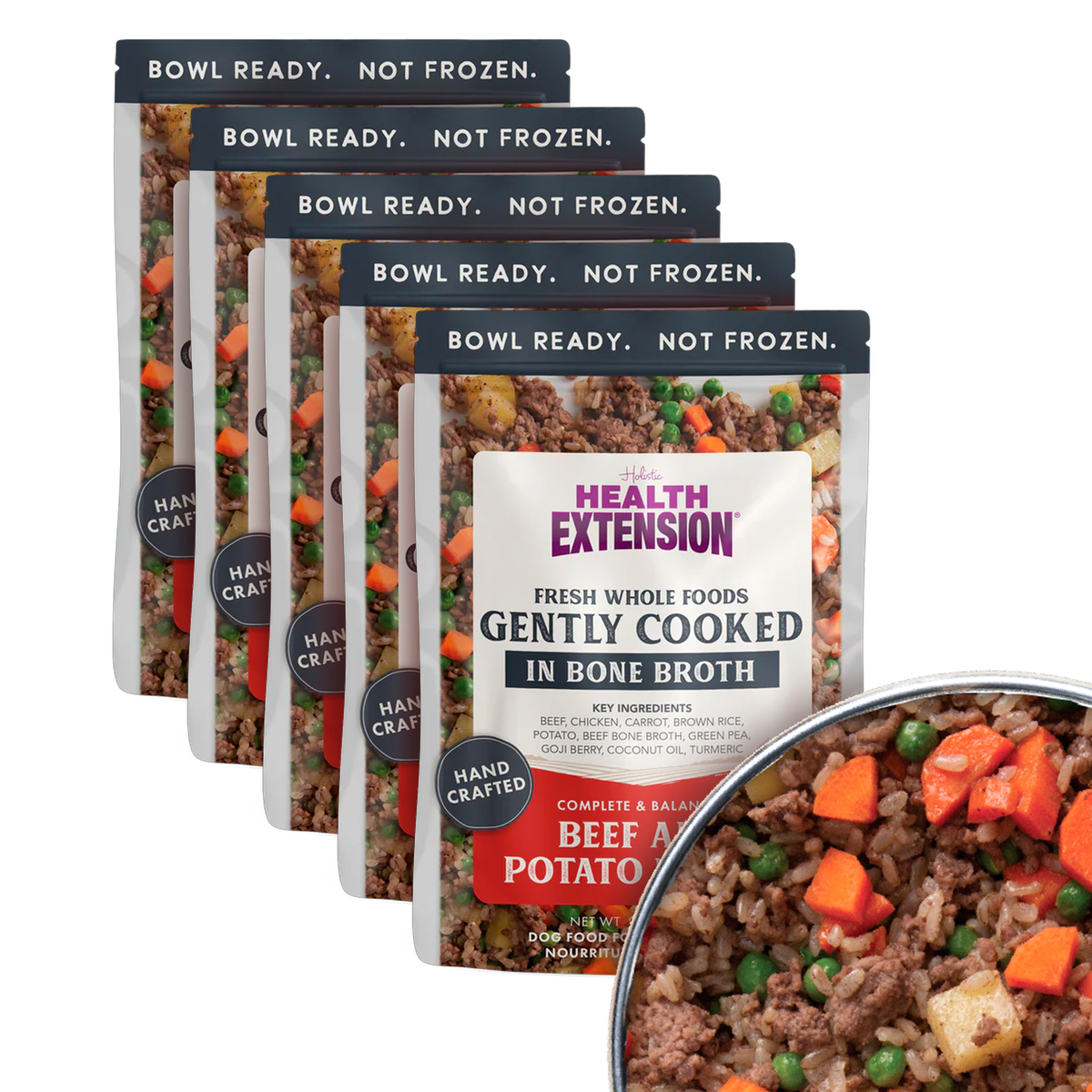 Gently Cooked Beef Dog Food 9 ounce / 5 Pack