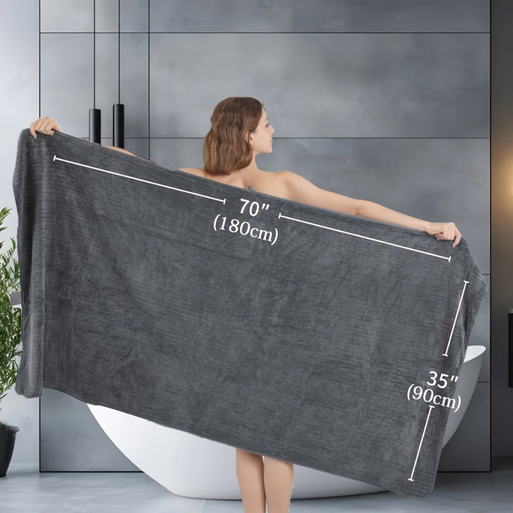 Bath Towel Set 20 Piece 100% Microfiber Absorbent Quick Dry Soft Extra Large Bath Sheets 8 Bath Towels 12 Washcloths Home Bathroom Spa Gift