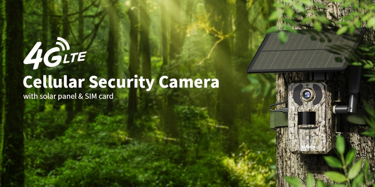 Solar Powered 4G Trail Camera 4K Live View 0.2s Trigger Speed 120° Wide Angle 850nm Night Vision No WiFi Needed Cellular Hunting Wildlife