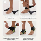 Ankle Compression Support Strap 2-Pack Adjustable Breathable Lightweight Secure Fit Unisex for Daily Use Sports Running Hiking Recovery