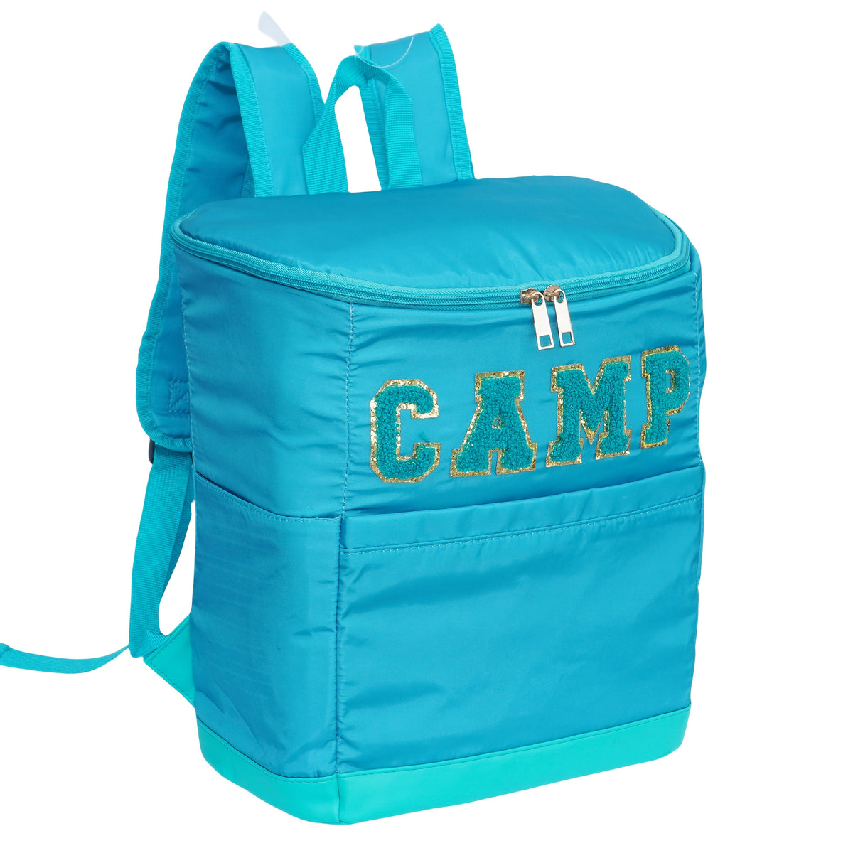 Insulated Cooler Backpack 30-Can Capacity, Leopard Print Portable Lunch Bag with Mesh Side Pockets & Adjustable Straps