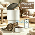 Automatic Pet Feeder – WiFi Remote Control, Detachable & Washable, Large Capacity Smart Food Dispenser for Cats & Dogs, 3 Models
