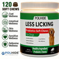 Dog Probiotic Soft Chews 120ct | 90-Day Supply Yeast Probiotic for Dogs, Meat Flavor, Supports Coat & Gut Health