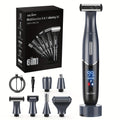 Women's Electric Bikini Trimmer Body Shaver Cordless Razor Replaceable Heads Facial Hair Eyebrow Nose Ear Hair Removal Sensitive Skin
