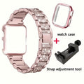 Diamond Apple Watch Case & Strap Set for an Everyday Personal Care Routine, with the Listed Configuration
