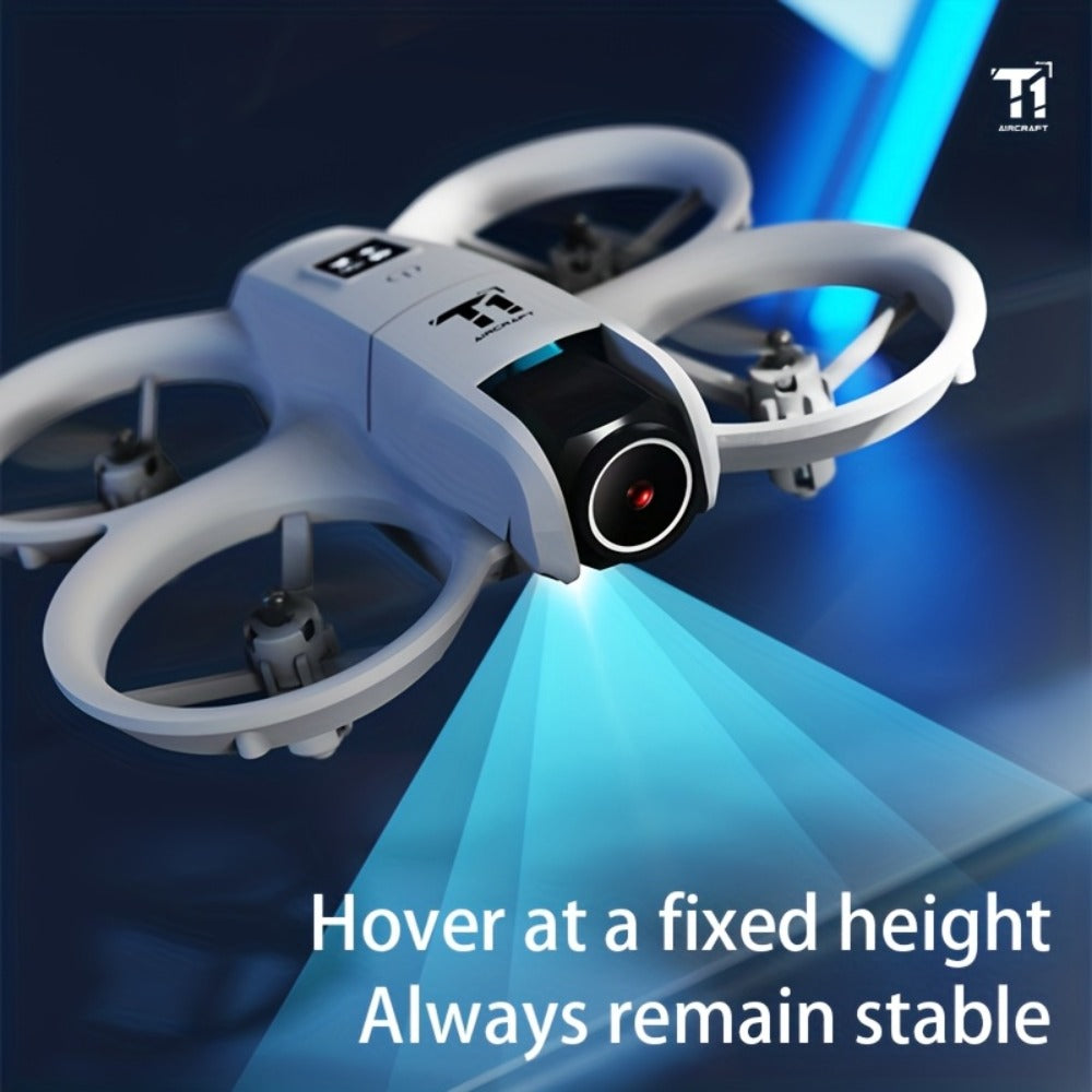 4K RC Airplane Auto Hover Dual Batteries Optical Flow WiFi FPV Camera One-Key Return Roll Anti-Shock Anti-Collision