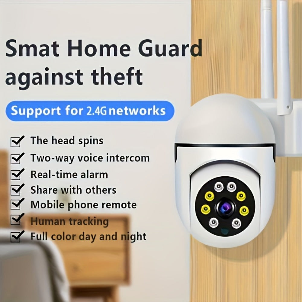 Indoor Security Camera 6-Pack with 1080P Video, 355° Pan-Tilt, Night Vision and USB Power Setup