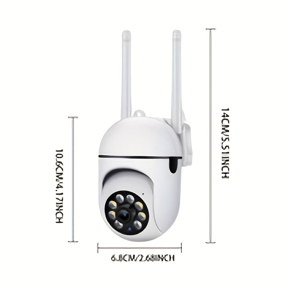 Indoor Security Camera 6-Pack with 1080P Video, 355° Pan-Tilt, Night Vision and USB Power Setup