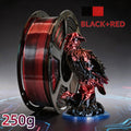 Dual Color PLA Filament 1.75mm 250g Vacuum Packed – Neatly Wound High Precision ±0.02mm Smooth Printing Two-Tone Gradient 3D Printer