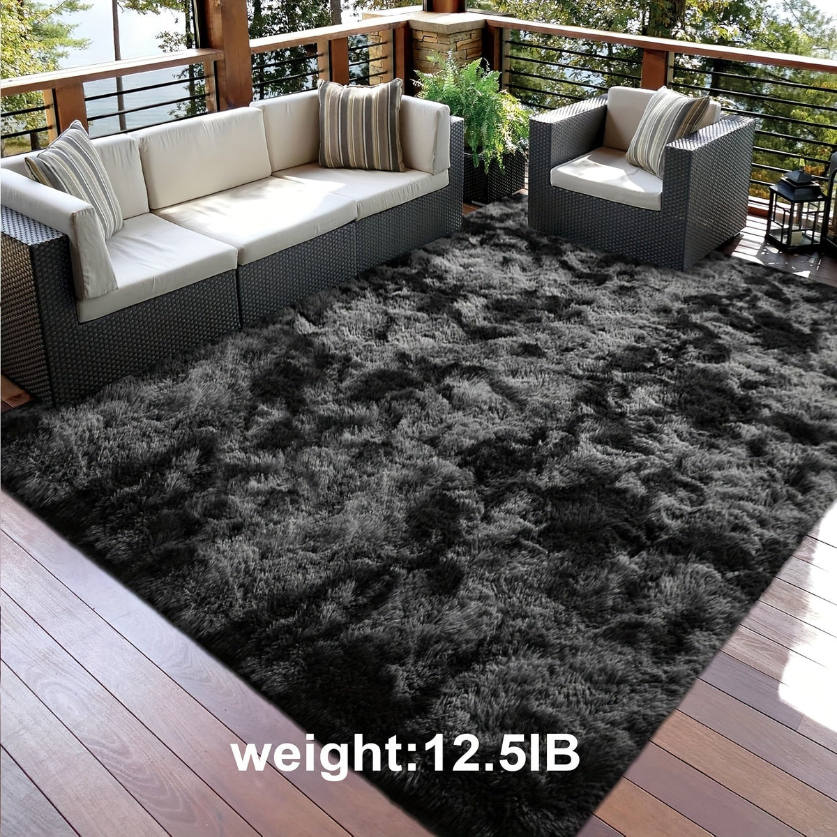 Non-Slip Area Rug Fluffy Soft Carpet – Modern Home Decor Floor Mat for Living Room, Bedroom, Kitchen & Bathroom | Easy Clean Cute Plush Rug