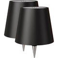 Table Lamp with Rechargeable Bottle-Top LED Shade, Three Color Temperatures, Touch Dimming and Five Options