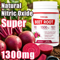 Dietary Supplement Beet Root 1300mg Vegetarian Capsules with One-, Two- or Three-Bottle Options