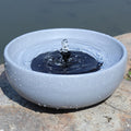 Bird Bath Solar Fountain 11.2" Outdoor Bubbler for Garden, Patio and Yard Use, with the Listed Configuration