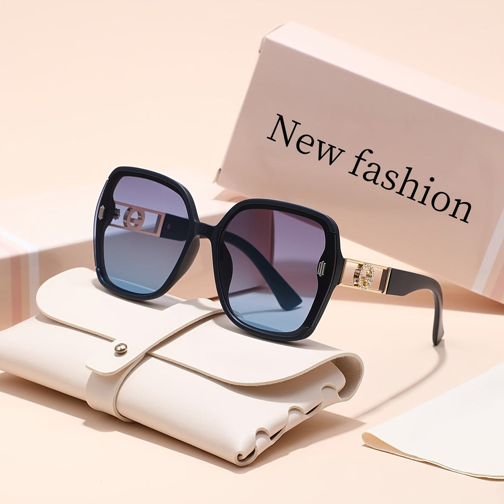 Fashion Glasses - Retro Rectangle Women Anti-Reflective PC Lens Lightweight Plastic Frame - product detail view 11