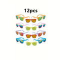 Fashion Sunglasses – Kids Sunglasses 12 Pack Bulk UV Protection Boys Girls Unisex Children Shades Colorful