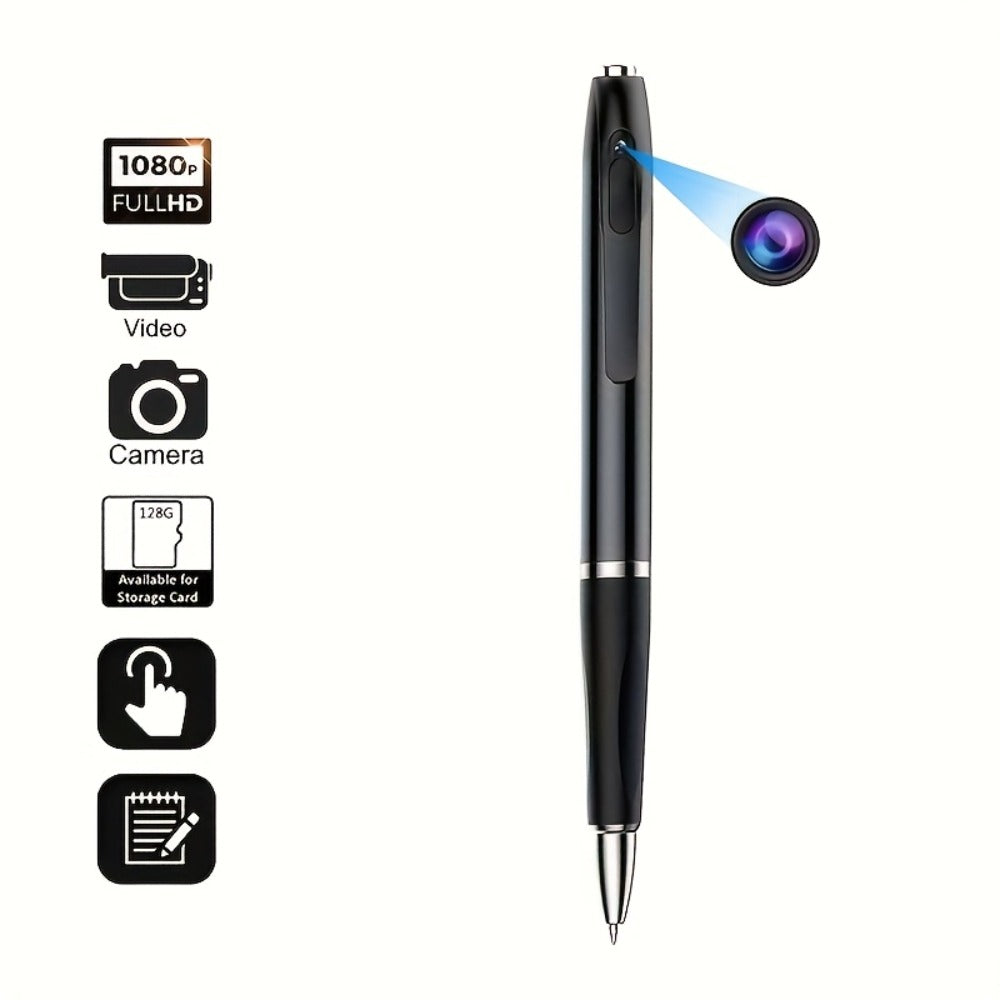 32GB Voice Activated Recorder with MP3 Player & 1080P Body Camera - Digital Recording Pen, Mini Belt Clip Design