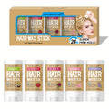 Hair Wax Stick 5 Pack Flyaway Control Edge Control with Jojoba Oil for Home, Travel and Salon Hair Styling