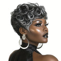 Short Bob Wig Human Hair 6 Inch HD Lace Front Glueless, Pre Plucked Bleached Knots Natural Hairline Ready to Wear
