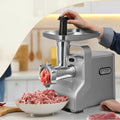 Electric Meat Grinder 5-in-1 with Sausage Stuffer Vegetable Slicer Tomato Juicer Kubbe Kit 3 Grinding Plates 3 Speed Settings per Min