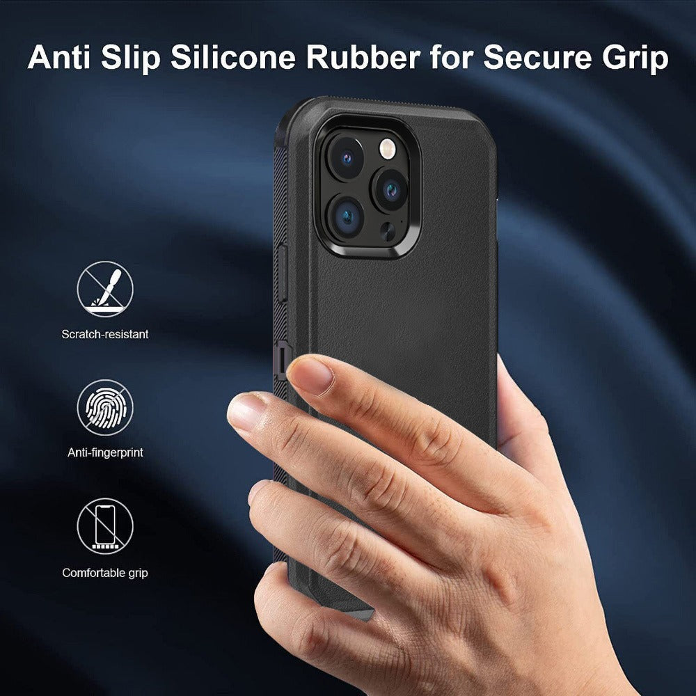 Rugged Armor iPhone 15 Case Shockproof Military-Grade Dual Layer Bumper Drop Protection Cover for iPhone 15 Pro Max 15 Plus 15 Pro 15