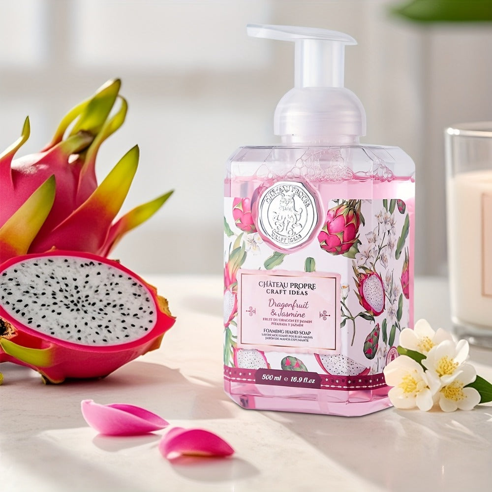 Moisturizing Foaming Hand Soap 500ml with Coconut Oil – Cruelty-Free Foam Soap for Bathroom & Kitchen | 8 Fresh Scents: Vanilla, Citrus