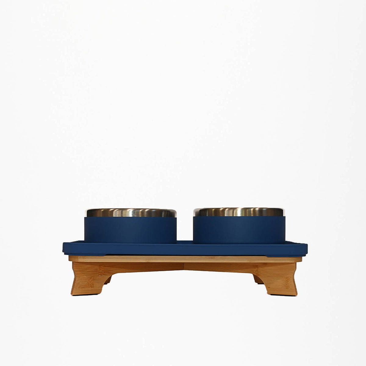 Elevated Pet Slow Feeder and Bowl Set Cobalt (Dark Blue) / Small (1-2 Cups) / 3 inches