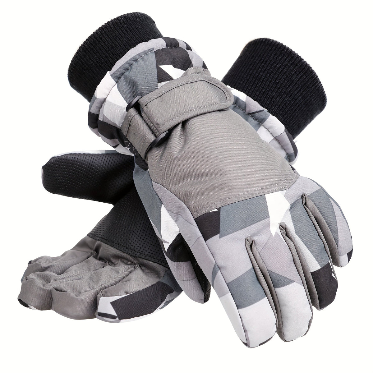 Winter Ski Gloves for Skiing & Cycling – Windproof Waterproof Thermal Gloves for Men & Women, Non-Slip Grip, Touchscreen Compatible