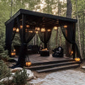 Outdoor Curtains | Sheer Mesh Rod Pocket Patio Gazebo Porch Wedding