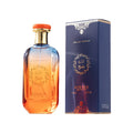 Men's Cologne 100ml Eau de Parfum Spray in Amber Gradient Glass Bottle with Blue Presentation Box