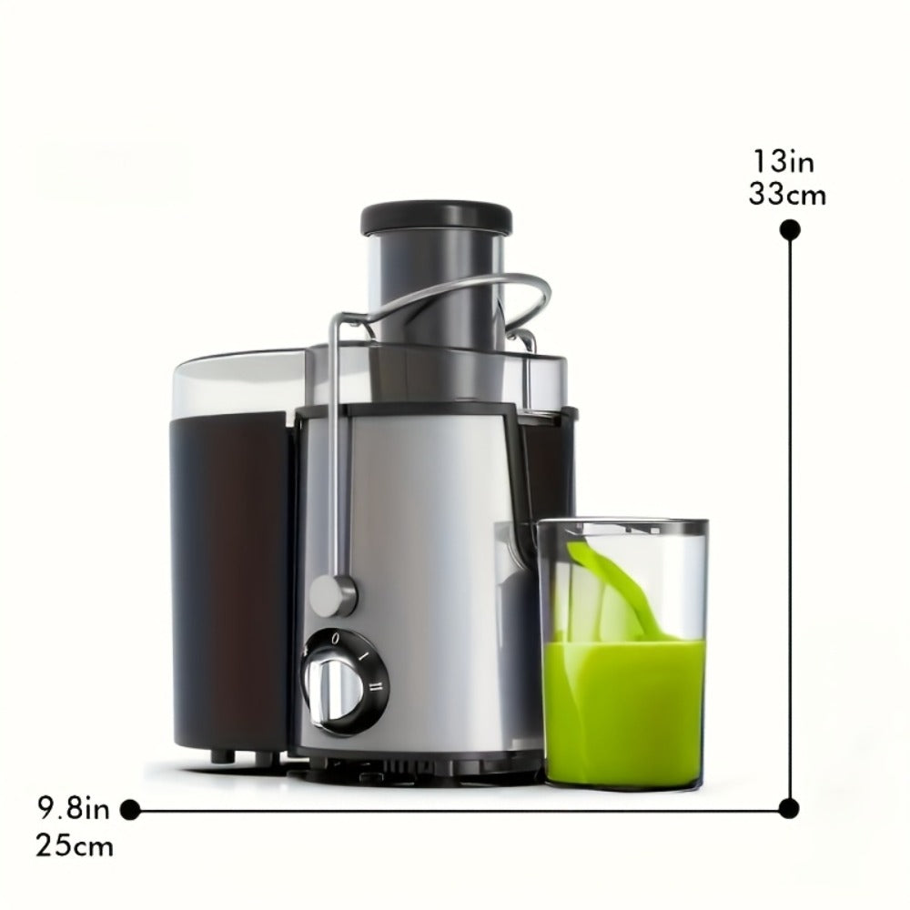 Juicer Machine Wide Mouth Juice Extractor Blender Food Processor 3-Speed Settings Easy Clean One-Touch Operation Multi-function