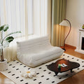 Floor Sofa with Modular Design and Tufted Back for Living Room