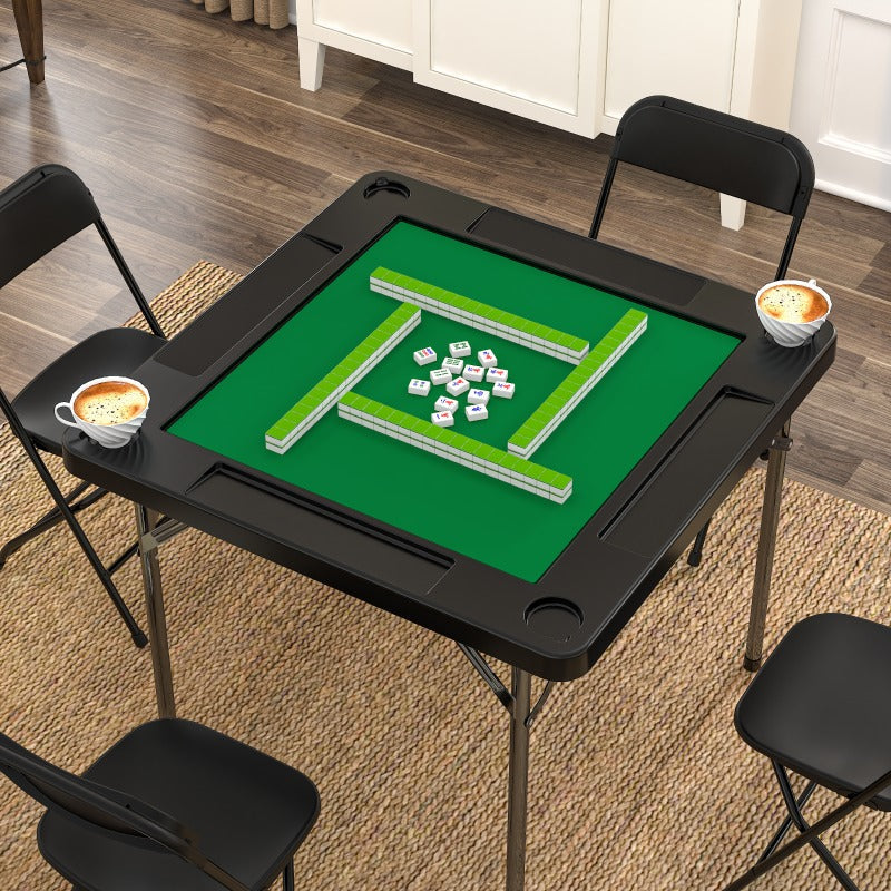 Foldable Game Tables And Card Tables with Tool-Free Assembly for Living Room