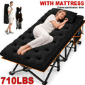 Foldable Heavy-Duty Camping Bed with Tool-Free Assembly for Bedroom