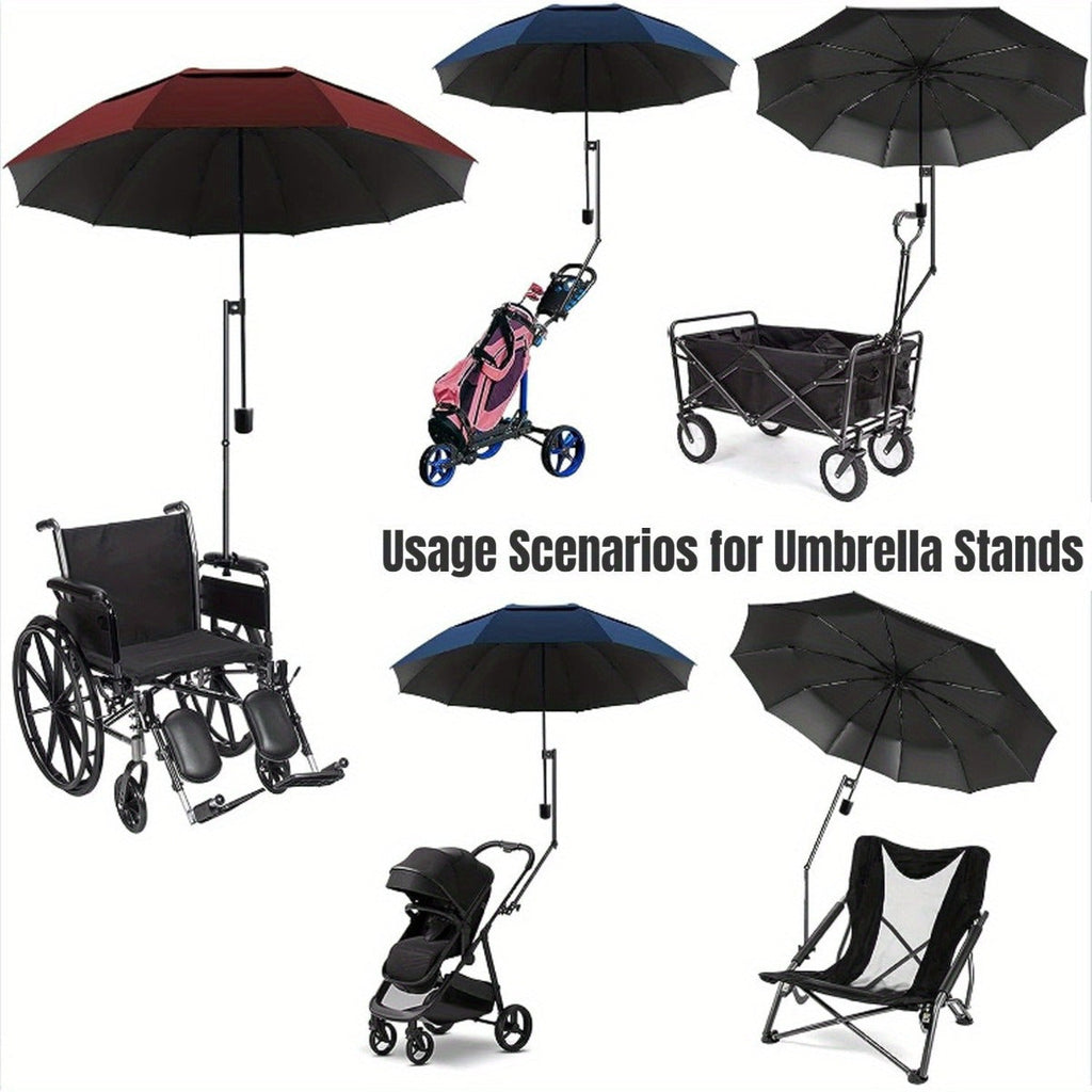 Umbrella Stand shown in the 180 degree swivel bracket and extension, 1pc option