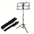 Folding Music Stand, Portable, Foldable, 2-in-1 for Holding Sheet Music For Lessons