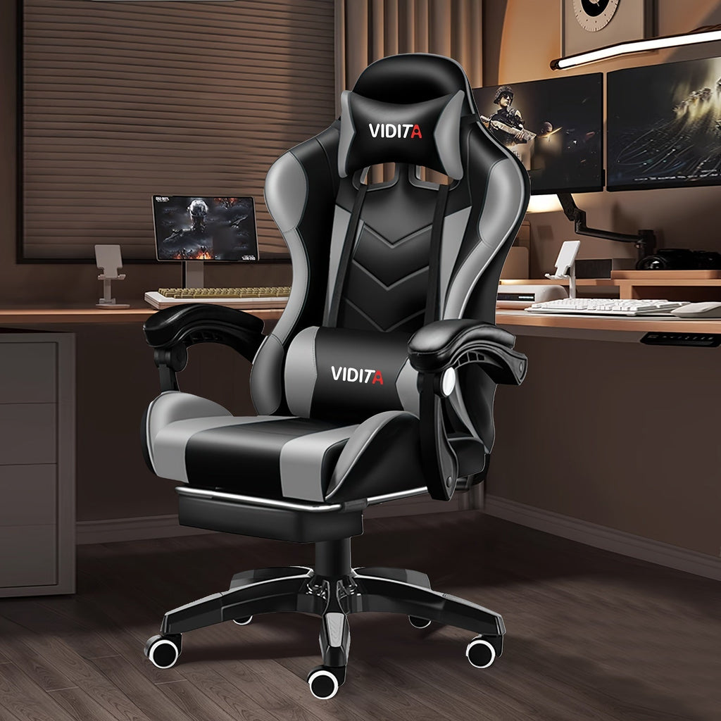 Gaming Chair shown in the Black-Gray option