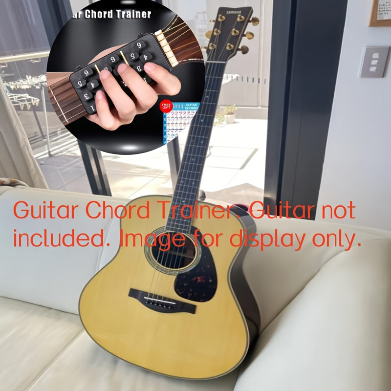 Guitar Chord Trainer, Portable, 1pc for Beginner Chord Fingering And Transition Practice