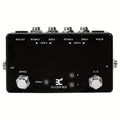 Guitar Effects Pedal EX Loop Box Passive Dual Loop Switcher with Two Footswitches and Independent Loop Controls