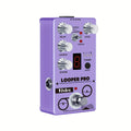 Guitar Effects Pedal Vivlex Looper Pro Multi-Effect Unit with Delay, Reverb, Chorus, Tuner and Loop Controls