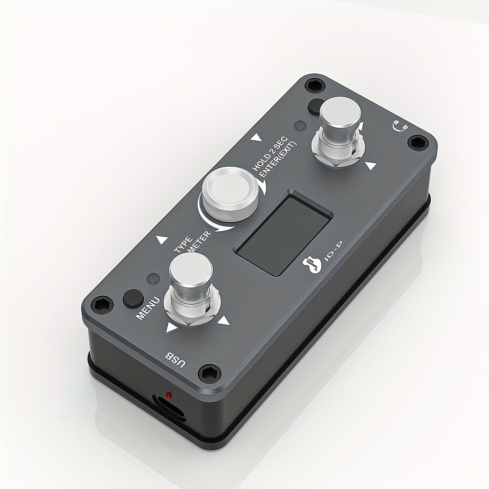Guitar Effects Pedal JD-P Rechargeable Multi-Effects Processor with 15 Effects, Two Footswitches and Grey or Blue Options